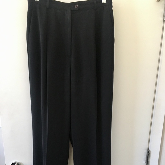 Eddie Bauer Women Black Dress Pants• Sz 12 Tall - Picture 2 of 4